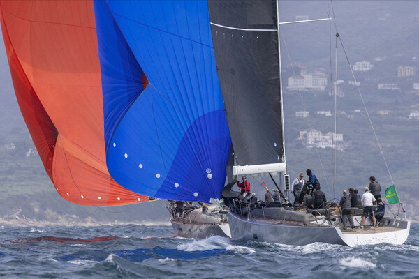 H20 and IMA President Benoît de Froidmont's Wallyño head downwind. Photo: IMA / Studio Borlenghi