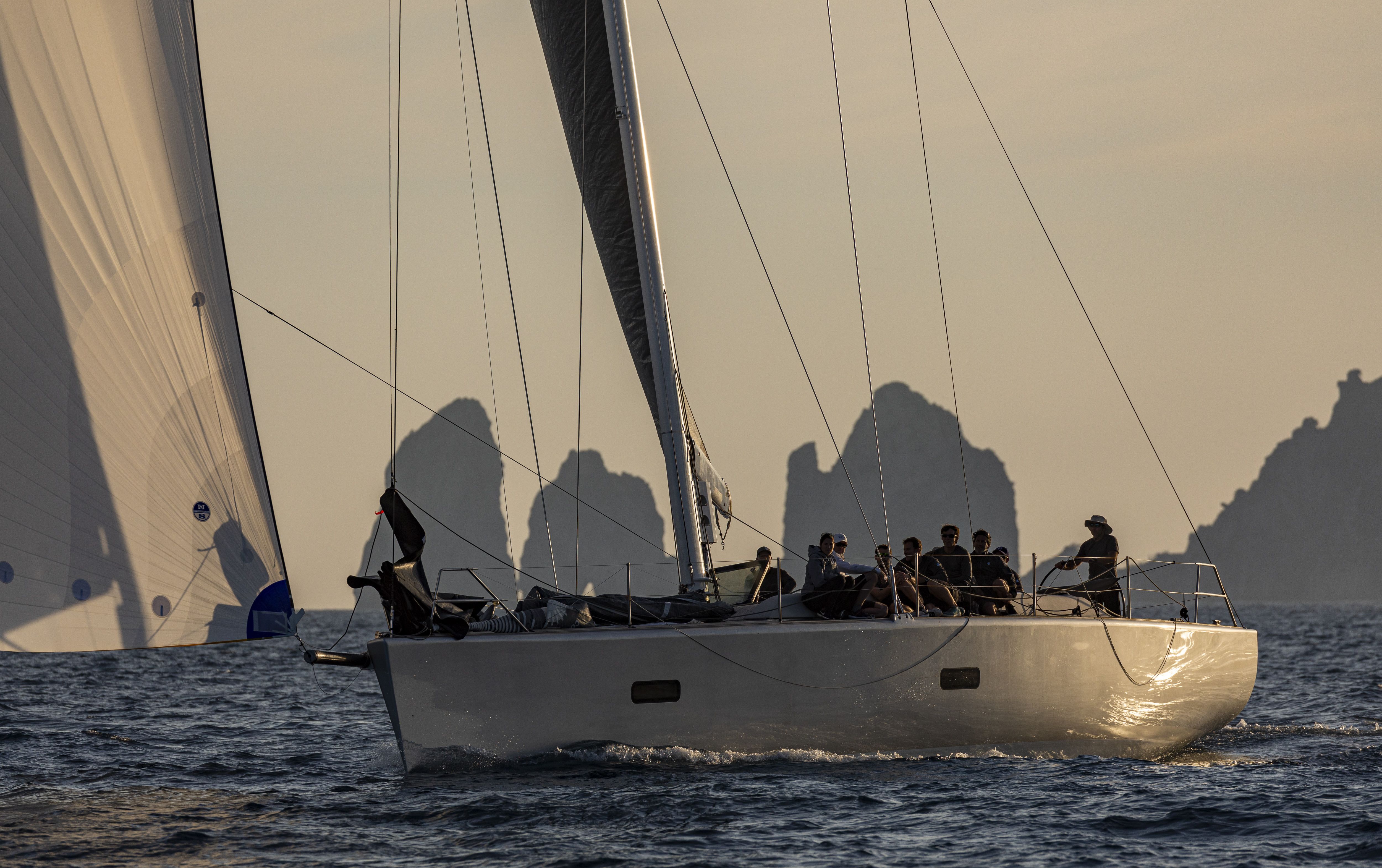 Benoît de Froidmont's Wallyño was the big winner in the Class 3 of the maxi fleet. Photos: ROLEX / Studio Borlenghi Benoît de Froidmont's Wallyño was the big winner in the Class 3 of the maxi fleet. Photos: ROLEX / Studio Borlenghi