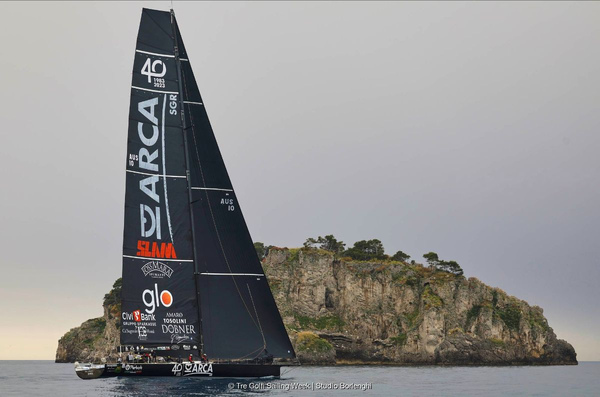 ARCA SGR was first to reach the Li Galli turning mark off the Amalfi coast en route to line honours victory ARCA SGR was first to reach the Li Galli turning mark off the Amalfi coast en route to line honours victory